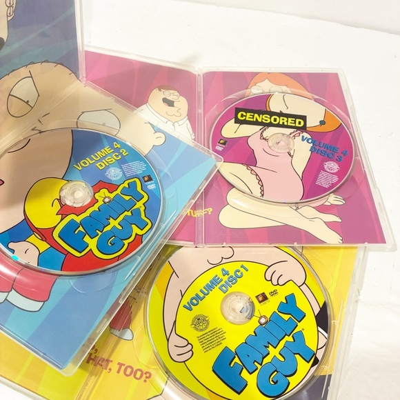 Family Guy Volume 4: Season 4 (DVD) TV Show Box Set 2 Disc Lot - Picture 3 of 3